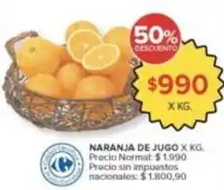 Carrefour Market Carrefour - naranja de jugo oferta