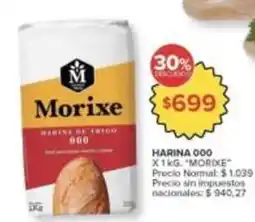 Carrefour Market Morixe - harina 000 oferta