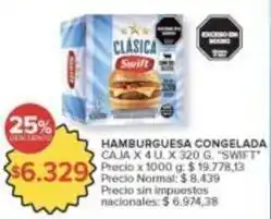 Carrefour Market Swift - hamburguesa congelada oferta