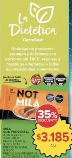 Carrefour Market Carrefour - mila con provenzal oferta