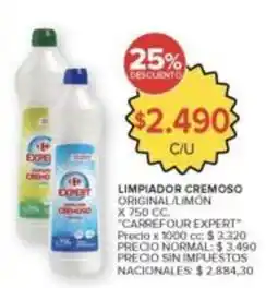 Carrefour Market Carrefour - limpiador cremoso oferta