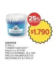 Carrefour Market Carrefour - hisopos oferta