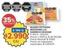 Carrefour Market Adler - queso feteado mozzarella/danbo/cheddar oferta