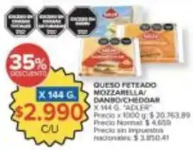 Carrefour Market Adler - queso feteado mozzarella/danbo/cheddar oferta