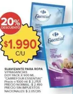 Carrefour Market Carrefour - suavizante para ropa oferta