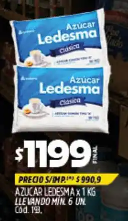 Supermercados Yaguar Ledesma azucar oferta