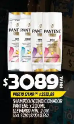 Supermercados Yaguar Pantene shampoovacondicionador oferta