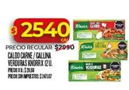 Supermercados DIA Knorr - caldo carne / gallina verduras oferta