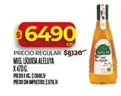 Supermercados DIA Aleluya - miel líquida aleluya oferta