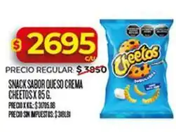 Supermercados DIA Cheetos - snack sabor queso crema oferta
