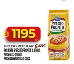 Supermercados DIA Arcor - polenta prestopronta oferta