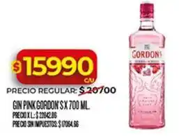 Supermercados DIA Gordon's gin pink oferta