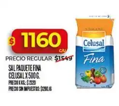 Supermercados DIA Celusal - sal paquete fina oferta