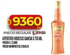 Supermercados DIA Gancia - aperitivo hibiscus oferta