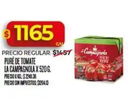 Supermercados DIA La campagnola - puré de tomate oferta