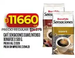 Supermercados DIA Bonafide - café sensaciones suave/intenso oferta