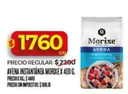 Supermercados DIA Morixe - avena instantánea morixe oferta