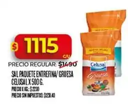 Supermercados DIA Celusal - sal paquete entrefina/ gruesa oferta