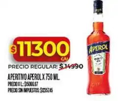 Supermercados DIA Aperol aperitivo oferta