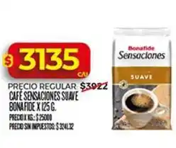 Supermercados DIA Bonafide - café sensaciones suave oferta