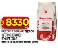 Supermercados DIA Bonafide café tostado molido oferta