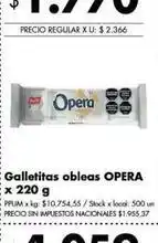 Disco Opera - galletitas obleas oferta