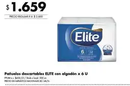 Disco Elite - pañuelos descartables con algodón oferta