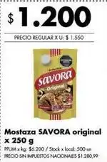 Disco Savora - mostaza original oferta