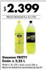 Disco Pritty - gaseosa limon oferta