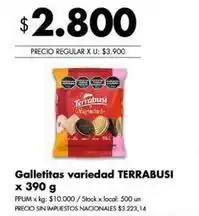 Disco Terrabusi - galletitas variedad oferta