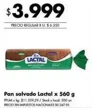 Disco Lactal - pan salvado oferta