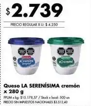 Disco La serenísima - queso cremon oferta