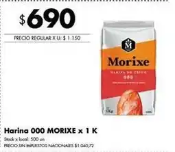 Disco Morixe - harina 000 x 1 k oferta