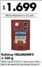 Disco Hellmann's - ketchup oferta
