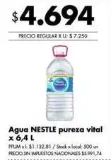 Disco X$ - agua oferta