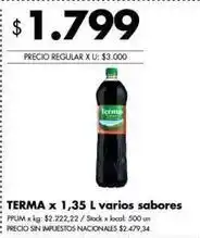 Disco Terma - varios sabores oferta