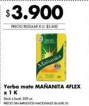 Disco Mañanita - yerba mate 4flex oferta