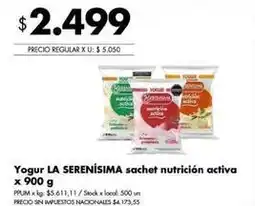 Disco La serenísima - yogur nutricion activa oferta