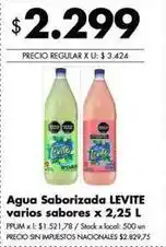 Disco X$ - agua saborizada oferta