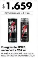 Disco Speed - energizante speed unlimited oferta