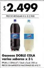 Disco X$ - gaseosa doble cola oferta