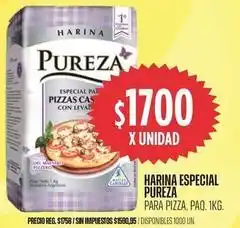 Supermercados Vea Pureza - harina especial para pizza oferta