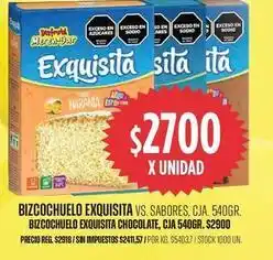 Supermercados Vea Exquisita - bizcochuela oferta