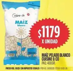 Supermercados Vea Cuisine - maíz pelado blanco oferta