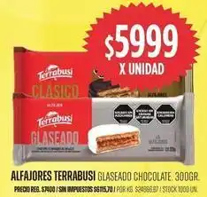 Supermercados Vea Terrabusi alfajores glaseado chocolate oferta