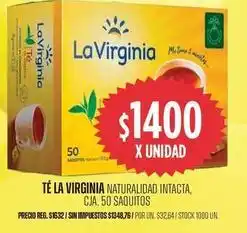 Supermercados Vea La virginia té naturalidad intacta cja. oferta