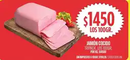 Supermercados Vea Jamón cocido tripack, los oferta