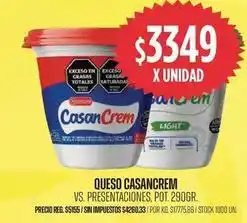 Supermercados Vea Casancrem - queso oferta