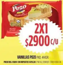 Supermercados Vea Pozo - vainillas oferta