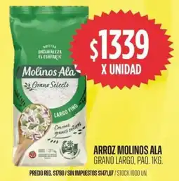 Supermercados Vea Molinos ala arroz grano largo oferta